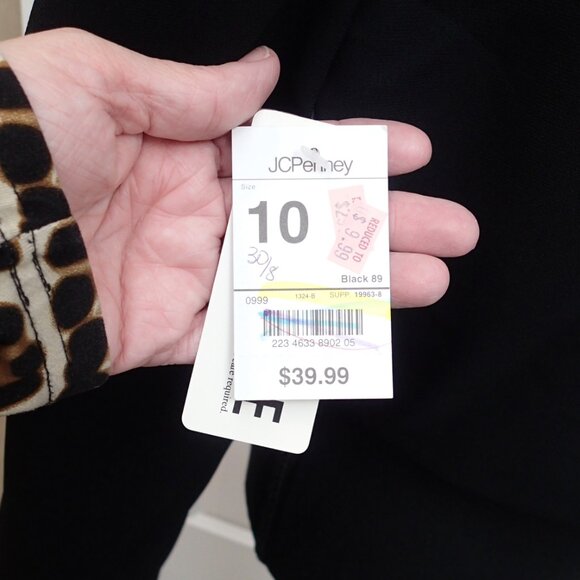 Jacqueline Ferrar Crop Style Black Jacket  Size 10 - Picture 4 of 8